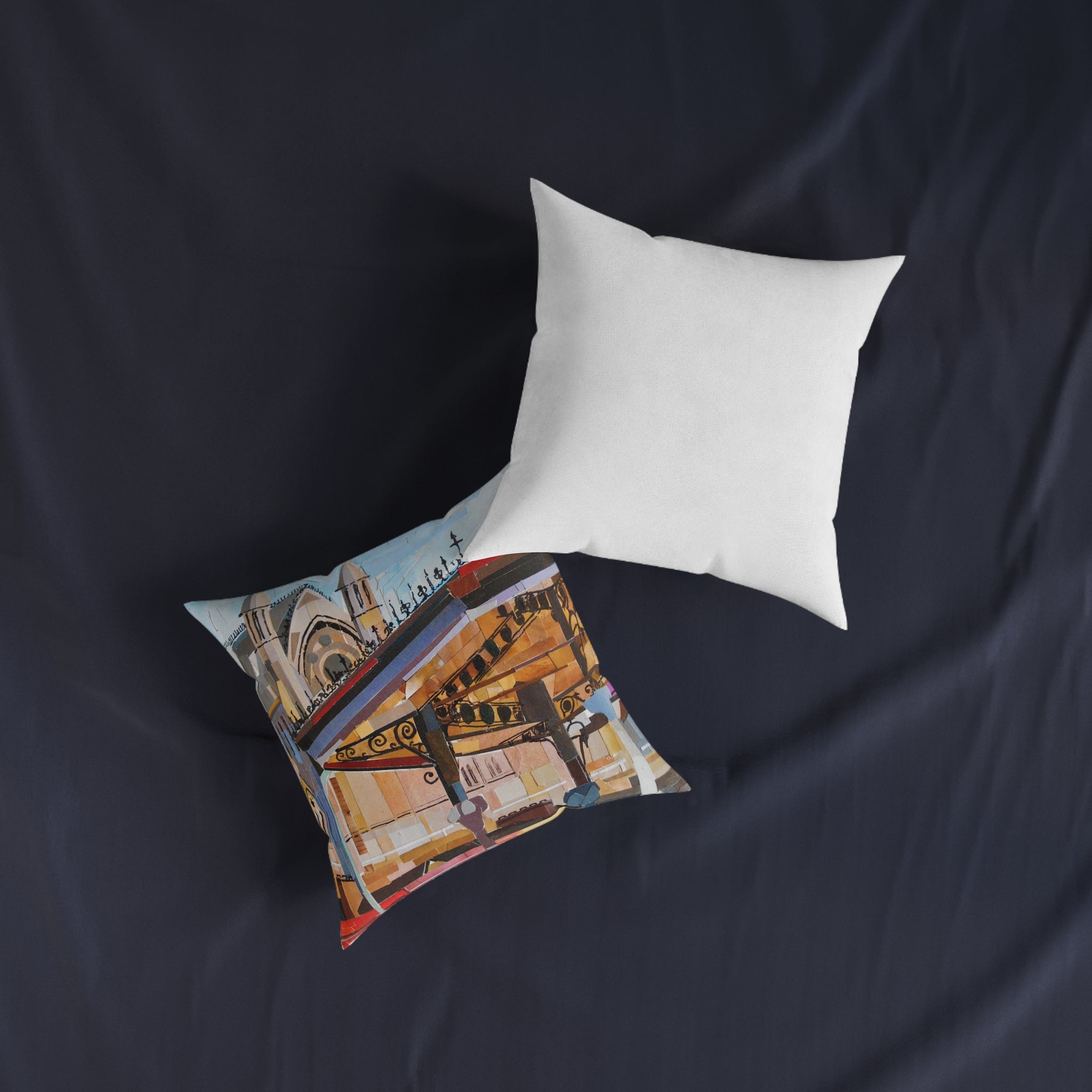 Cobh Collage Bandstand Decorative Square Cushion