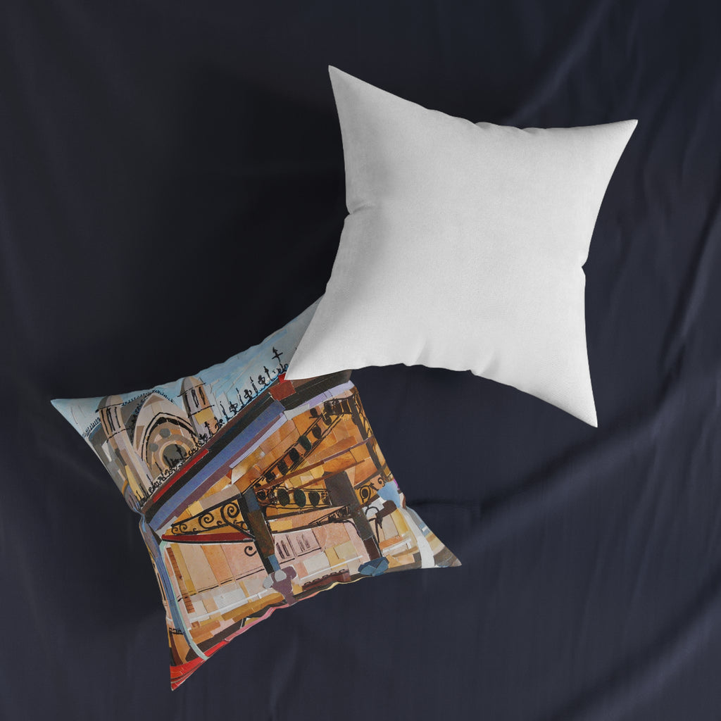 Cobh Collage Bandstand Decorative Square Cushion