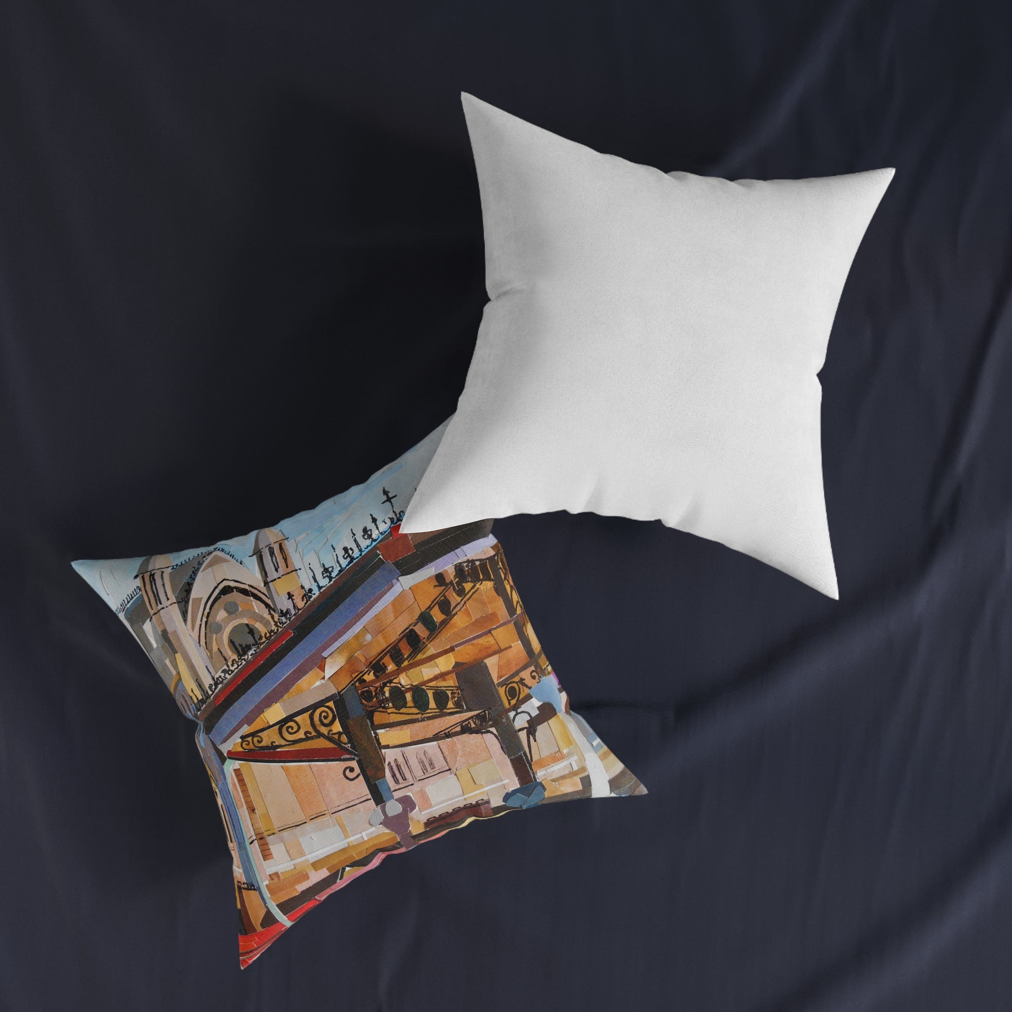 Cobh Collage Bandstand Decorative Square Cushion