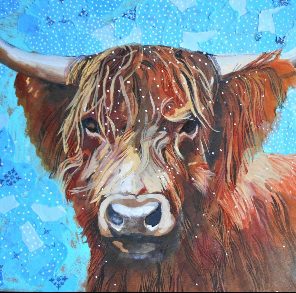 Highland Cow In The Snow
