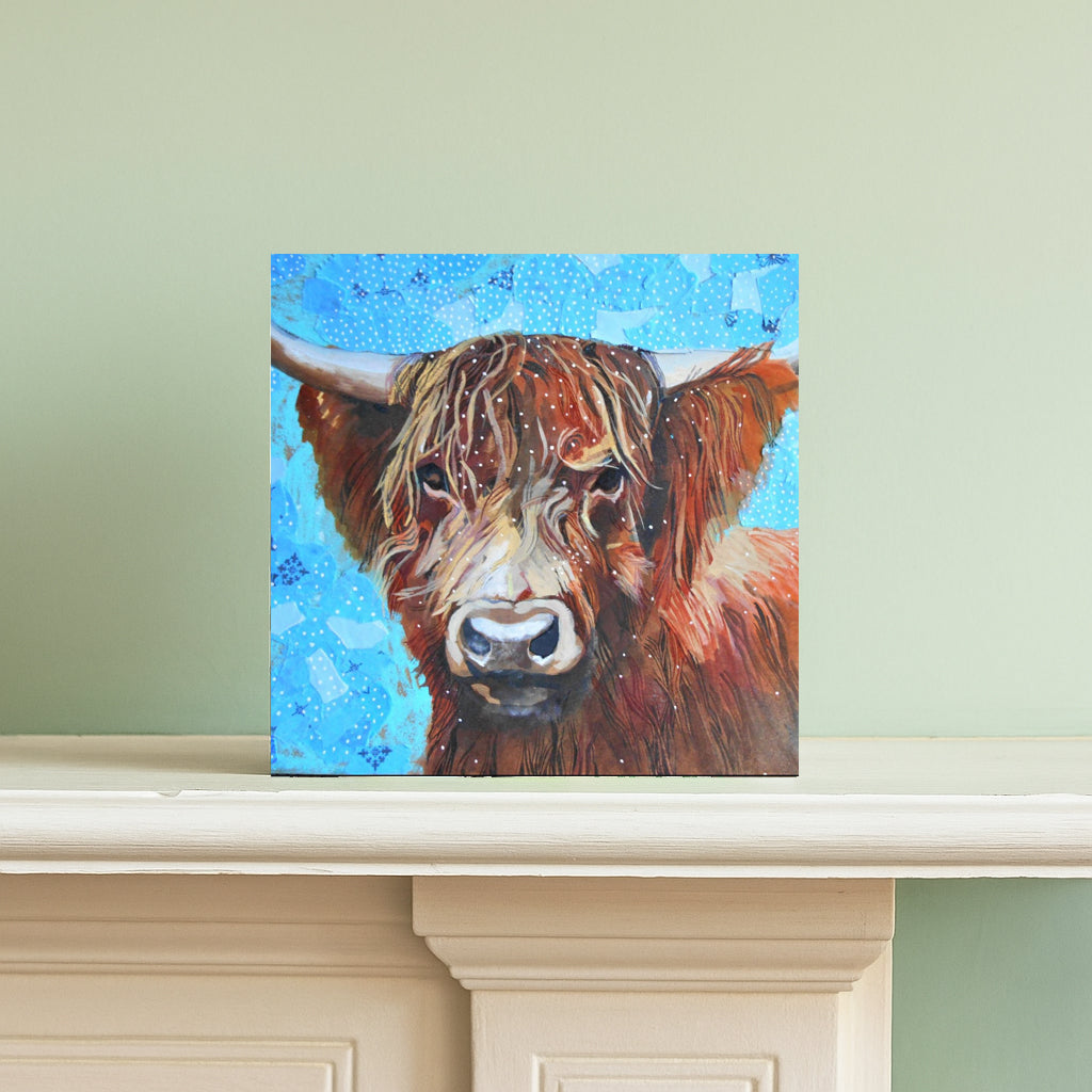 Highland Cow In The Snow